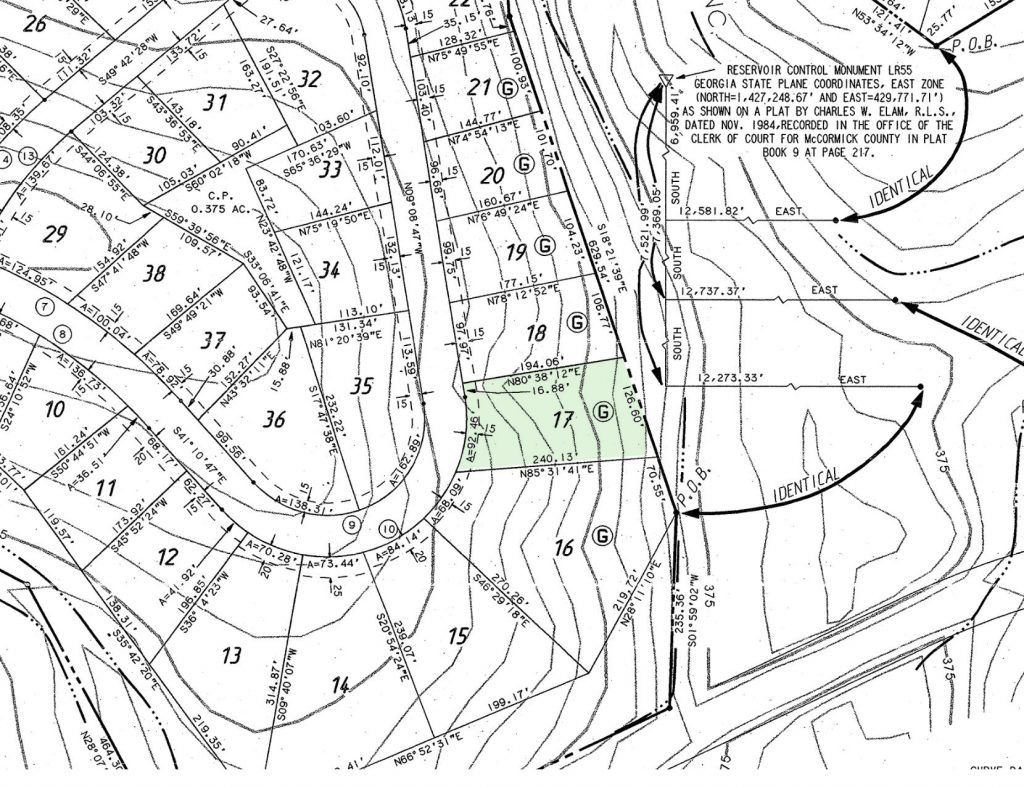 Plat Savannah River Realty